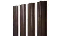 Штакетник Grand Line Slim Полукруглый 0,45 Print-double Elite Antique Wood Античный Дуб купить в екатеринбурге