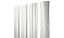 Штакетник Grand Line Slim Полукруглый 0,4 PE RAL 9003 Сигнальный белый купить в екатеринбурге