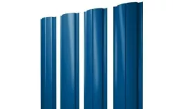 Штакетник Grand Line Slim Полукруглый 0,45 PE RAL 5005 Сигнальный синий купить в екатеринбурге