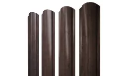 Штакетник Grand Line Slim Полукруглый фигурный 0,45 Print Elite Antique Wood Античный Дуб купить в екатеринбурге