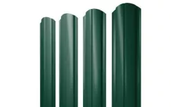 Штакетник Grand Line Slim Полукруглый фигурный 0,5 Velur RAL 6005 Зеленый мох купить в екатеринбурге