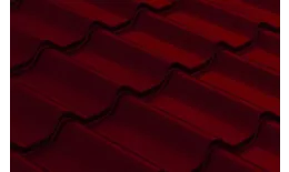 Металлочерепица Grand Line Classic 0.5 Satin Matt RAL 3005 красное вино купить в екатеринбурге