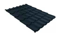 Металлочерепица Grand Line Classic 0.45 Drap ST RAL 9005 черный купить в екатеринбурге