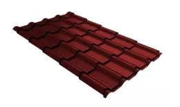 Металлочерепица GL Kamea 0,5 GreenCoat Pural Matt RR 29 Вишневый купить в екатеринбурге