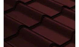 Металлочерепица GL Kamea 0,5 GreenCoat Pural Matt RR 887 шоколадно-коричневый купить в екатеринбурге