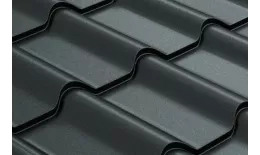 Металлочерепица Grand Line Kamea 0,5 Satin Matt RAL 7016 антрацитово-серый купить в екатеринбурге
