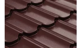 Металлочерепица GL Kvinta Plus 3D 0,5 GreenCoat Pural RAL 3009 оксидно-красный купить в екатеринбурге