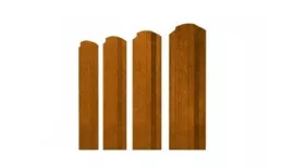 Штакетник Grand Line Прямоугольный фигурный 0,45 Print-double Elite Golden Wood Золотой Дуб купить в екатеринбурге