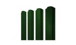 Штакетник Grand Line Прямоугольный фигурный 0,45 PE Double RAL 6005 Зеленый мох купить в екатеринбурге