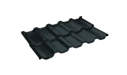 Металлочерепица GL Kvinta Uno 0,5 GreenCoat Pural Matt RR 2Н3 темно-серый купить в екатеринбурге