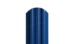 Штакетник Металл Профиль LANE-O (полукруглый верх) PE 0,45 мм RAL 5005 сигнальный синий купить в екатеринбурге