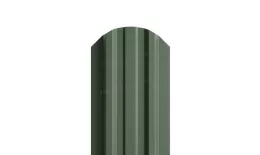 Штакетник Металл Профиль LANE-O (полукруглый верх) VikingMP 0,45 мм RAL 6007 бутылочно-зеленый купить в екатеринбурге