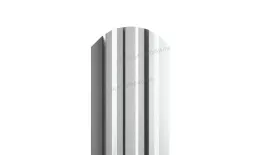 Штакетник Металл Профиль LANE-O (полукруглый верх) NormanMP 0,5 мм RAL 9003 сигнальный белый купить в екатеринбурге