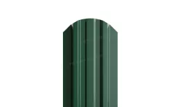 Штакетник Металл Профиль LANE-O (полукруглый верх) NormanMP 0,5 мм RAL 6005 зеленый мох купить в екатеринбурге