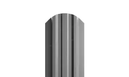 Штакетник Металл Профиль LANE-O (полукруглый верх) NormanMP 0,5 мм RAL 7004 сигнальный серый купить в екатеринбурге