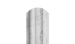 Штакетник Металл Профиль LANE-O (полукруглый верх) ECOSTEEL 0,5 мм Беленый Дуб купить в екатеринбурге