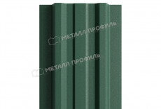 Штакетник Металл Профиль LANE-Т (прямой) NormanMP 0,5 мм RAL 6005 зеленый мох купить 