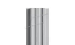 Штакетник Металл Профиль LANE-Т (прямой) NormanMP 0,5 мм RAL 7004 сигнальный серый купить в екатеринбурге