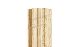 Штакетник Металл Профиль LANE-Т (прямой) ECOSTEEL Matt 0,5 сосна купить в екатеринбурге