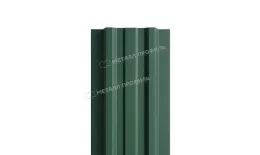 Штакетник Металл Профиль LANE-Т (прямой) PURMAN 0,5 мм RAL 6005 зеленый мох купить в екатеринбурге