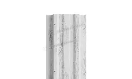 Штакетник Металл Профиль LANE-Т (прямой) ECOSTEEL Matt текстурированный двусторонний 0,55 мм Беленый Дуб купить в екатеринбурге