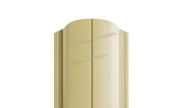 Штакетник Металл Профиль ELLIPSE-O (Закругленный) РЕ 0,45 мм RAL 1014 Слоновая кость купить в екатеринбурге