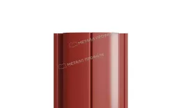 Штакетник Металл Профиль ELLIPSE-Т (Прямой) Полиэстер 0,45 мм RAL 3009 Оксидно-красный купить в екатеринбурге