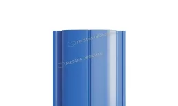 Штакетник Металл Профиль ELLIPSE-Т (Прямой) Полиэстер 0,45 мм RAL 5005 Сигнальный синий купить в екатеринбурге