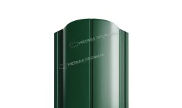Штакетник Металл Профиль ELLIPSE-O (Закругленный) PURMAN 0,5 мм RAL 6005 Зеленый мох купить в екатеринбурге