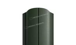 Штакетник Металл Профиль ELLIPSE-O (Закругленный) VikingMP E 0,5 мм RAL 6007 Бутылочно-зеленый купить в екатеринбурге