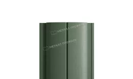 Штакетник Металл Профиль ELLIPSE-Т (Прямой) VikingMP E 0,5 мм RAL 6007 Бутылочно-зеленый купить в екатеринбурге