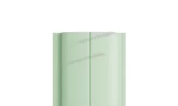 Штакетник Металл Профиль ELLIPSE-Т (Прямой) NormanMP 0,5 мм RAL 6019 бело-зеленый купить в екатеринбурге