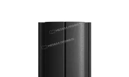 Штакетник Металл Профиль ELLIPSE-Т (Прямой) PURMAN 0,5 мм RAL 9005 Черный купить в екатеринбурге
