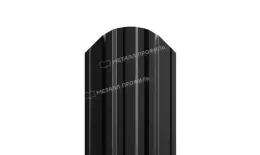 Штакетник Металл Профиль TRAPEZE-O (Закругленный) VikingMP 0,45 мм RAL 9005 Черный купить в екатеринбурге