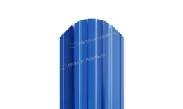 Штакетник Металл Профиль TRAPEZE-O (Закругленный) NormanMP 0,5 мм RAL 5005 Сигнальный синий купить в екатеринбурге