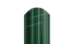 Штакетник Металл Профиль TRAPEZE-O (Закругленный) NormanMP 0,5 мм RAL 6005 Зеленый мох купить в екатеринбурге