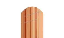 Штакетник Металл Профиль TRAPEZE-O (Закругленный) AGNETA 0,5 мм Copper Медь купить в екатеринбурге