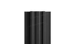 Штакетник Металл Профиль TRAPEZE-Т (Прямой) VikingMP 0,5 мм RAL 9005 Черный купить в екатеринбурге