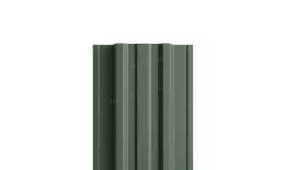 Штакетник Металл Профиль TRAPEZE-Т (Прямой) VikingMP Е 0,5 мм RAL 6007 Бутылочно-зеленый купить в екатеринбурге