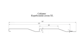 Металлический сайдинг Grand Line Корабельная доска XL Print Elite Milky Wood 0,45 мм купить в екатеринбурге