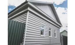 Металлический сайдинг Grand Line Блок-хаус New Print Elite Milky Wood 0,45 мм купить в екатеринбурге