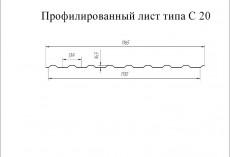 Профнастил Grand Line С20 A 0,45 Print Elite Milky Wood Молочное дерево купить 