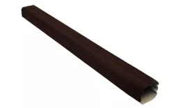 Труба прямоугольная Grand Line Vortex 1м RAL 8017 Коричневый (полиэстер) купить в екатеринбурге