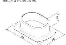 Воронка врезная Grand Line Vortex 127мм Zn купить 