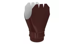 Воронка выпускная Металл Профиль Проект D185/150 RAL 8017 Коричневый купить в екатеринбурге