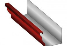 Желоб водосточный 120х86х3000 Металл Профиль. Бюджет. RAL 3005 Красное вино купить 