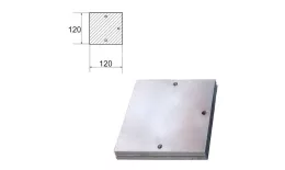 Пластина 120х120х3мм. 3 отверстия (200) купить в екатеринбурге
