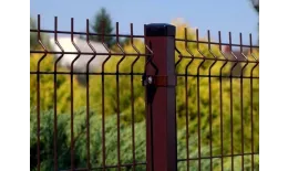 Секция сварная 3D/Гиттер 1530х2500 мм. d5 мм. RAL 8017 Коричневый купить в екатеринбурге