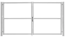 Ворота Colority Zinc Lock 2,0х3,5 RAL 7040 GL купить в екатеринбурге