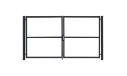 Ворота Colority Zinc Lock 2,0х3,5 RAL 7024 GL купить в екатеринбурге